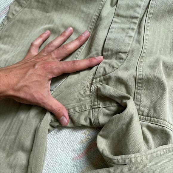 RRL Polo Ralph Lauren Tan Twill Field Fatigue Utility Pant - Picture 8 of 8